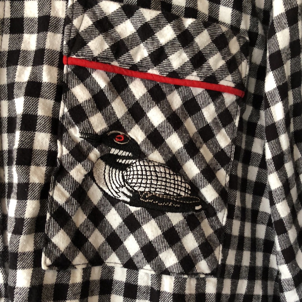 Rocky Mountain Flannel pajamas Buffalo Check with Loon